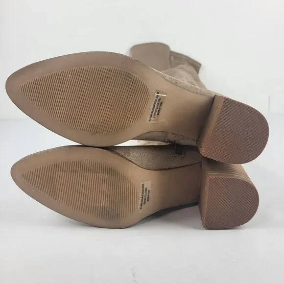 dv by dolce vita treasure women's over the knee boots synthetic almond toe 10 - Picture 13 of 16